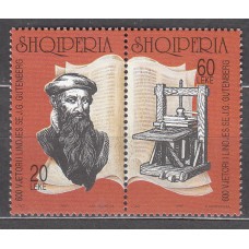 Albania Correo 1997 Yvert 2380/81 ** Mnh Impresor - Personaje