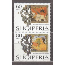 Albania Correo 1998 Yvert 2424/25 ** Mnh Pintor Paul Gauguin