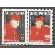 Albania Correo 1998 Yvert 2435/36 ** Mnh Cardenal Mikel Koliqi - Religión