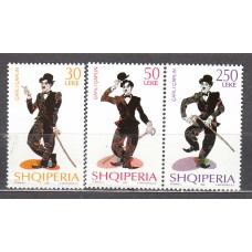Albania Correo 1999 Yvert 2452/54 ** Mnh Charlie Chaplin