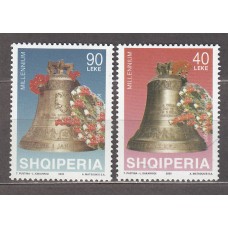 Albania Correo 2000 Yvert 2486/87 ** Mnh Campanas