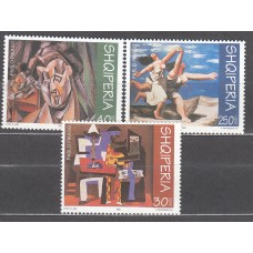 Albania Correo 2000 Yvert 2517/19 ** Mnh Pintor Pablo Picasso