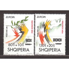 Albania Correo 2001 Yvert 2541/42 ** Mnh Europa