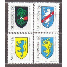 Albania Correo 2002 Yvert 2616/9 ** Mnh Escudos