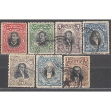 Ecuador Correo 1901 Yvert 127/33 usado