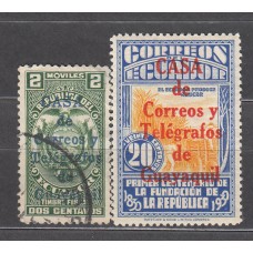 Ecuador - Correo 1934 Yvert 302/3 */usado Mh/usado