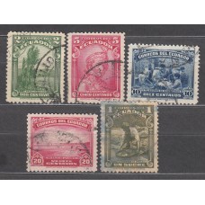Ecuador Correo 1937 Yvert 353/57 usado 