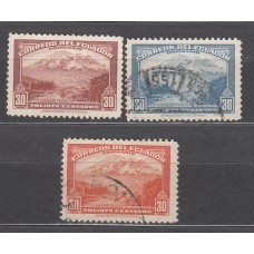 Ecuador Correo 1942 Yvert 405/406A usado