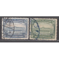 Ecuador Correo 1945 Yvert 435/36 usado