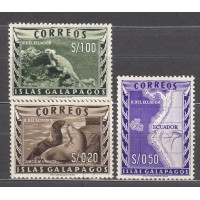 Ecuador Correo 1957 Yvert 616/18 * Mh Islas Galapagos - Fauna
