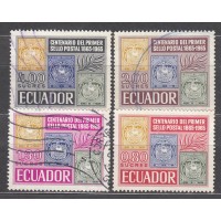Ecuador Correo 1965 Yvert 744/7 usado