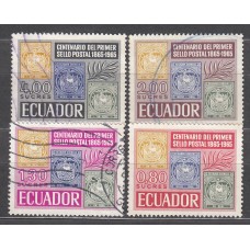 Ecuador Correo 1965 Yvert 744/7 usado