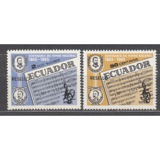 Ecuador Correo 1967 Yvert 787/88 * Mh 