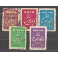 Ecuador Correo 1971 Yvert 864/68 usado 