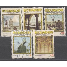 Ecuador Correo 1972 Yvert 886/90 usado 