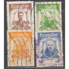 Ecuador Correo 1974 Yvert 903/905A usado
