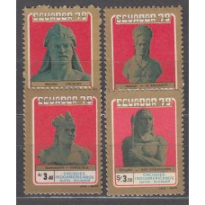 Ecuador - Correo 1980 Yvert 989/92 ** Mnh Esculturas