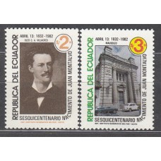 Ecuador - Correo 1982 Yvert 1023/24 ** Mnh Personaje