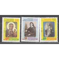 Ecuador Correo 1985 Yvert 1062/64 ** Mnh Personaje Religioso