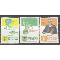 Ecuador Correo 1985 Yvert 1070/72 ** Mnh 