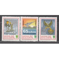 Ecuador Correo 1985 Yvert 1085/87 ** Mnh Barcos