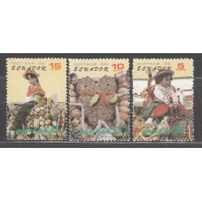 Ecuador Correo 1985 Yvert 1098/1100 ** Mnh Navidad
