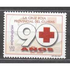 Ecuador Correo 2000 Yvert 1534 ** Mnh Cruz Roja