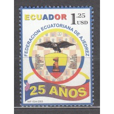 Ecuador Correo 2005 Yvert 1819 ** Mnh Ajedrez