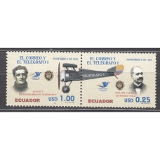 Ecuador Correo 2005 Yvert 1889/90 ** Mnh Aviones