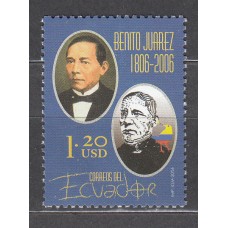 Ecuador - Correo 2006 Yvert 1911 ** Mnh Personaje - Benito Juarez
