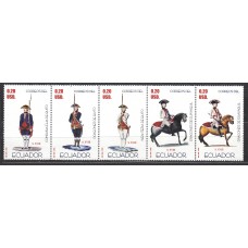 Ecuador - Correo 2006 Yvert 1948/52 ** Mnh Trajes Militares