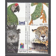 Ecuador - Correo 2006 Yvert 2017/20 ** Mnh Protección de la Fauna