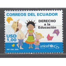 Ecuador - Correo 2006 Yvert 2031 ** Mnh Unicef
