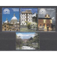 Ecuador - Correo 2007 Yvert 2035/38 ** Mnh Villa de Cuenca