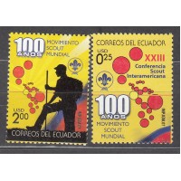 Ecuador - Correo 2007 Yvert 2045/46 ** Mnh Scultismo