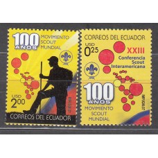 Ecuador - Correo 2007 Yvert 2045/46 ** Mnh Scultismo