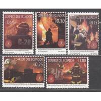 Ecuador - Correo 2007 Yvert 2056/60 ** Mnh Bomberos