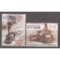 Ecuador - Correo 2006 Yvert 1962/63 ** Mnh Trenes
