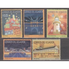 Ecuador - Correo 2007 Yvert 2062/66 ** Mnh Arquitectura