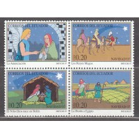 Ecuador - Correo 2007 Yvert 2078/81 ** Mnh Navidad