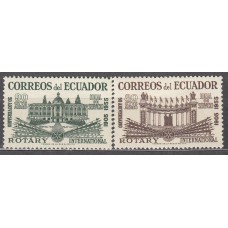 Ecuador - Aereo Yvert 277/78 ** Mnh Rotary