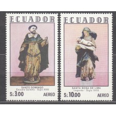 Ecuador - Aereo Yvert 541/42 ** Mnh Religión