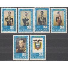 Ecuador - Aereo Yvert 547/52 ** Mnh Aniversario Batalla de Pichincha