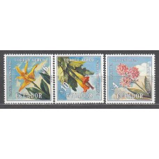 Ecuador - Aereo Yvert 560/62 ** Mnh Flores