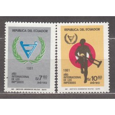 Ecuador - Aereo Yvert 741/42 ** Mnh 
