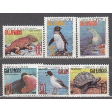 Ecuador Correo 1992 Yvert 1240/45 ** Mnh Fauna de las Islas Galapagos