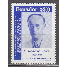 Ecuador Correo 1993 Yvert 1266 ** Mnh Personaje