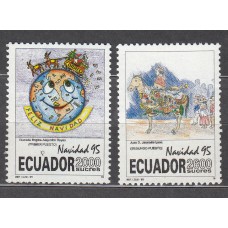 Ecuador Correo 1995 Yvert 1335/36 ** Mnh Navidad