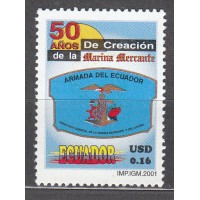 Ecuador - Correo 2001 Yvert 1538 ** Mnh Marina