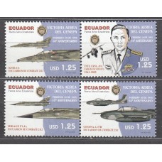 Ecuador Correo 2005 Yvert 1884/87 ** Mnh Aviones